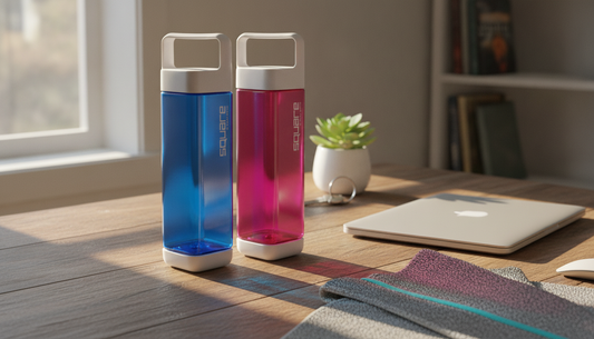 Why a Square Water Bottle Beats a Round One for the Gym Bag, the Car, and the Desk