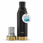 Clean Bottle 17 Oz Insulated Water bottle | Fruit Infuser and Removable Bottom