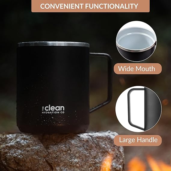 The Clean Hydration Co. Insulated Travel Mug