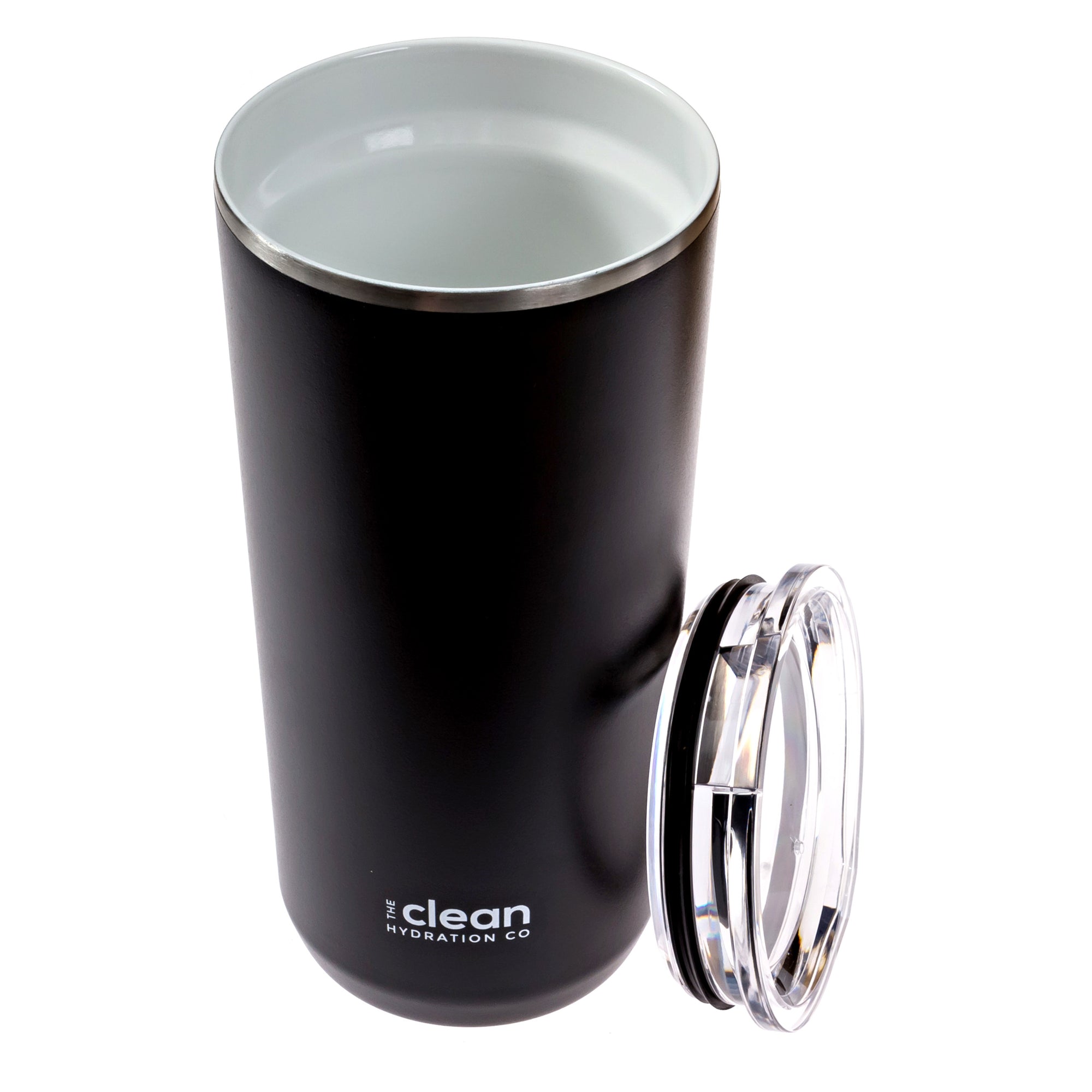 20 oz tumbler with lid - Black