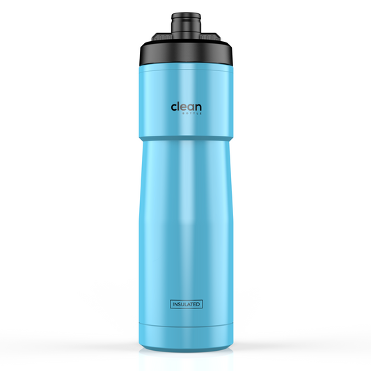 23 oz Sports Water Bottle – Aqua Blue