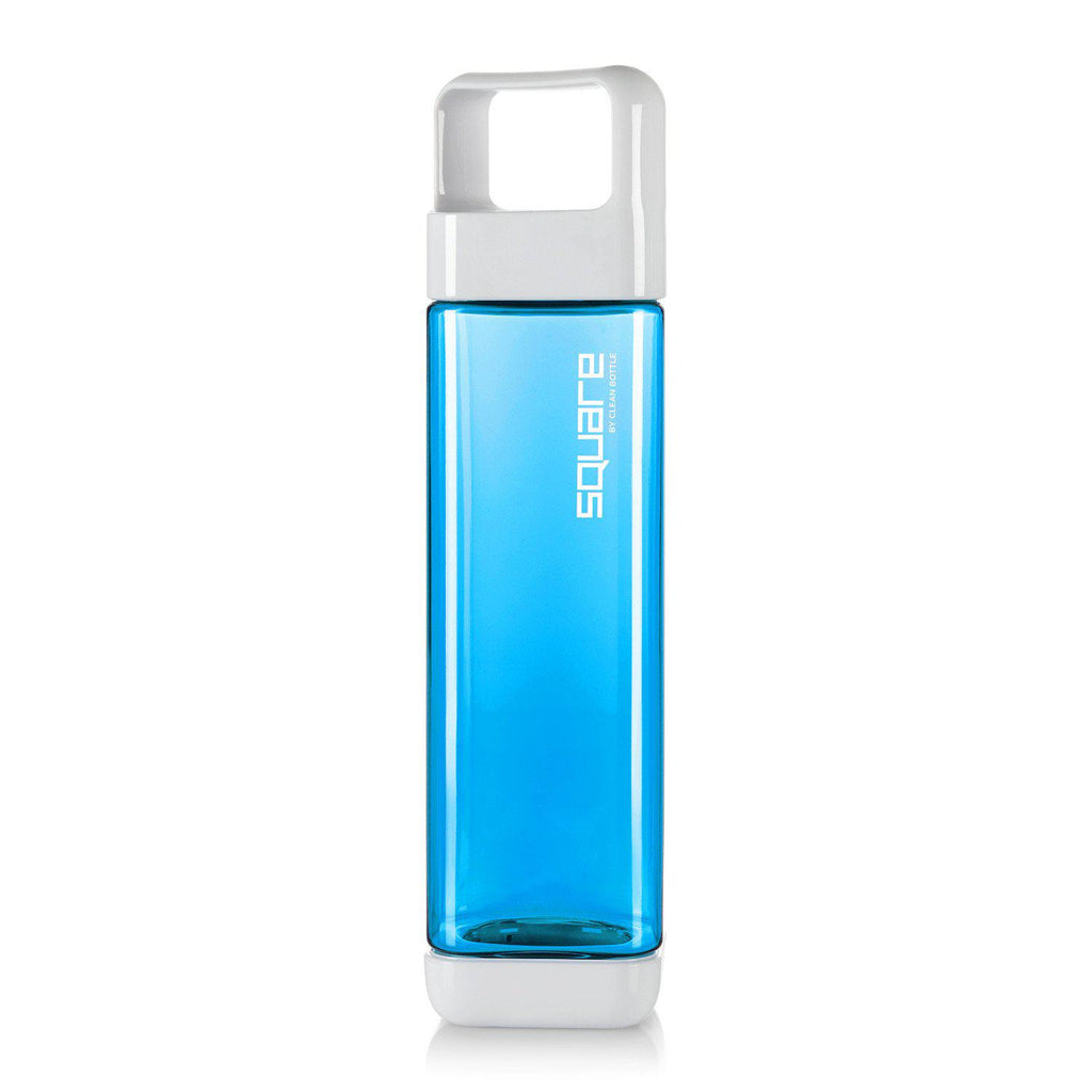 The Square-Tritan Square-Clean Bottle-Blue-BPA -free-Water Bottle-Clean Bottle