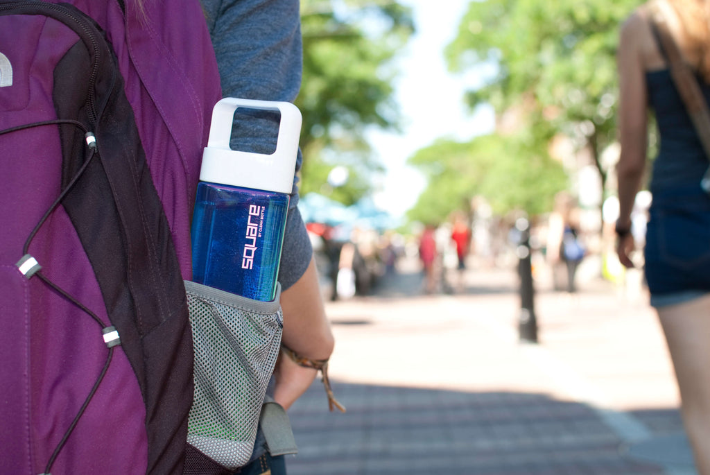 The Square-Tritan Square-Clean Bottle-Charcoal-BPA -free-Water Bottle-Clean Bottle