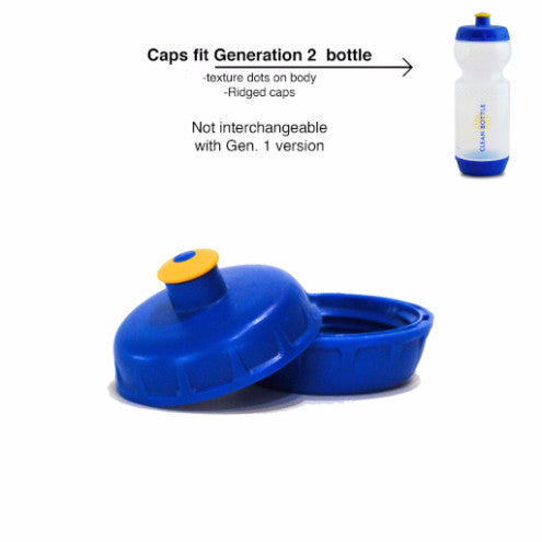 Sports Bottle Cap Set-Clean Bottle-Blue-BPA -free-Water Bottle-Clean Bottle